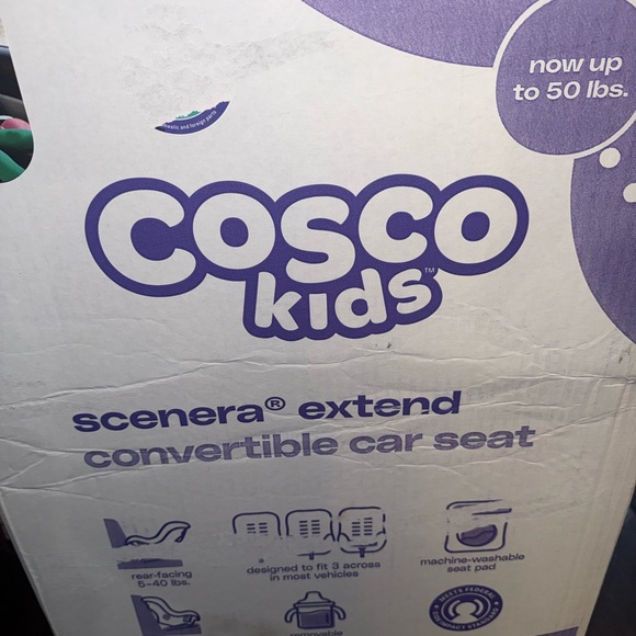 Pink Butterfly Kids Car Seat - Picture 4 of 5